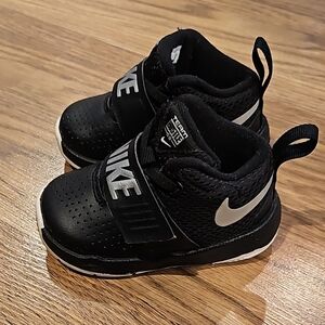 Nike Black Sneakers with Velcro Strap Size 4C